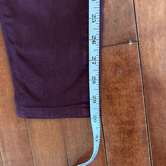 Lila Ryan Maroon Skinny Jeans Size 27 - Picture 9 of 10